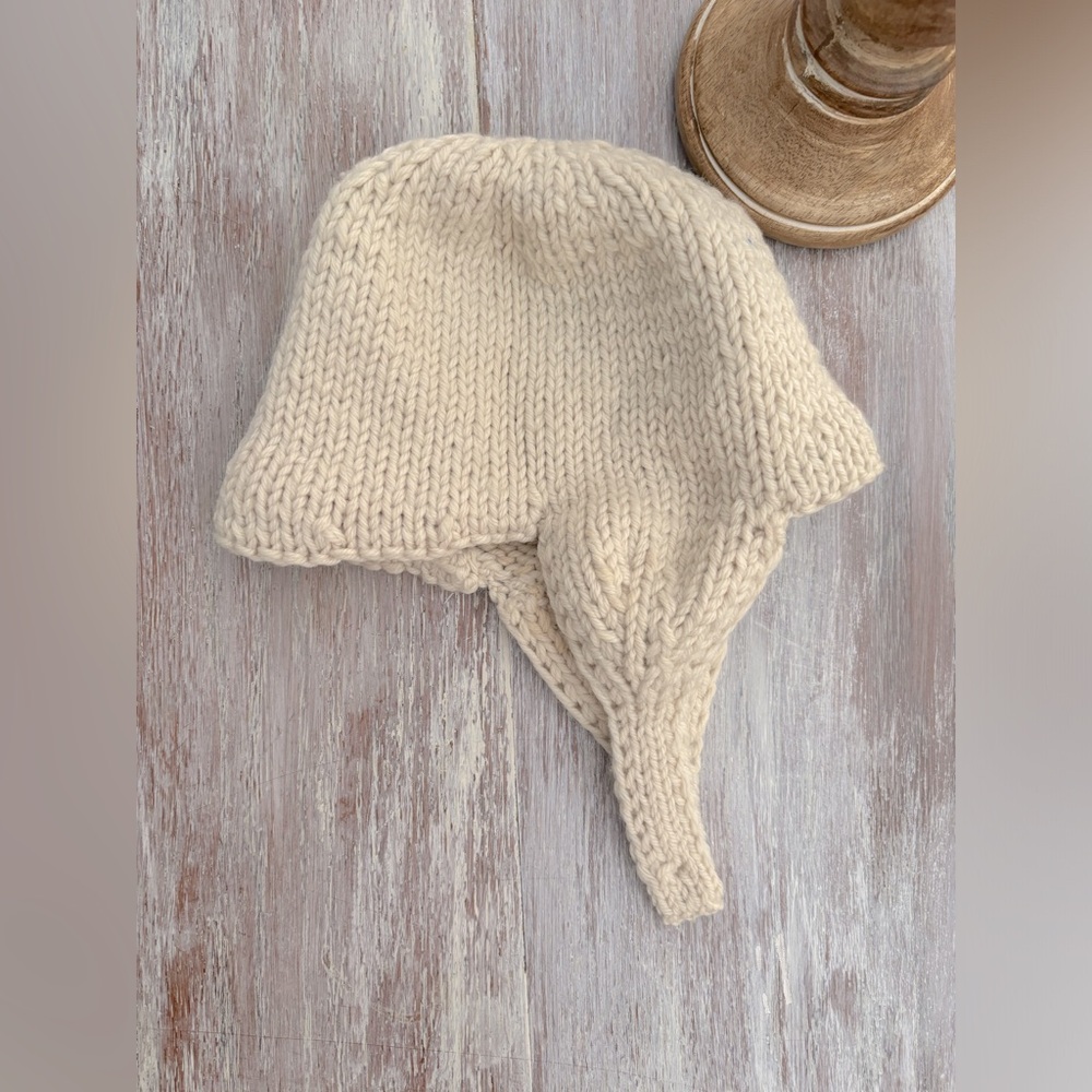 🌿👼 Vintage Handmade Knitted Children’s Beanies - Picture 5 of 5